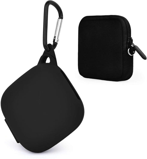 Compatible with Powerbeats Pro Case Cover,Anti-Lost & Shockproof Easy Carrying Silicone Case Accessories with Keychain and Soft Portable Storage T...