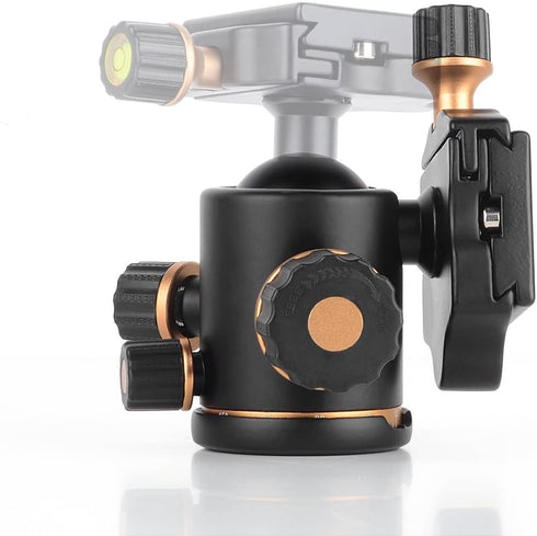 Pergear TH3 Pro DSLR Camera Tripod Ball Head, 8KG/17.6lbs Loading Capacity, 360 Degree Swivel, Metal Build Quality, Fine Tuning Damping, U-Shaped ...