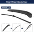 X AUTOHAUX Rear Windshield Wiper Blade Arm Set for BMW X1 F48 2016-2020 - 350mm 14inch...