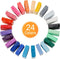 CiaraQ 24 Colors Small Block Polymer Clay Starter kit, Oven Bake Clay, DIY Molding Clay, Great for Kids, Beginners...
