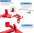 GUB Plus 6 Aluminum MTB Bike Bicycle Motorcycle Phone Holder Support GPS for Bike Handlebar Bike Accessories (Red)...