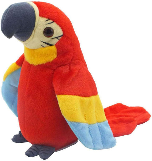 (Patent) Cute Mimicry Pet Talking Parrot Repeats What You Say Plush Animal Toy Electronic Parrot Plush Toy, Animal Toy, Talking Bird,Birthday Pres...