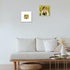 Golden State Art - 8x8 Aluminum Picture Frame - with Mat for 4x4 Photo or Without Mat for 8 x 8 Photo - Real Glass Cover - Simple and Elegant Deco...