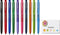 uni Signo RT1 Gel Ballpoint Pen 0.38mm(UMN155N38)?10 colors Sticky Notes Value Set...