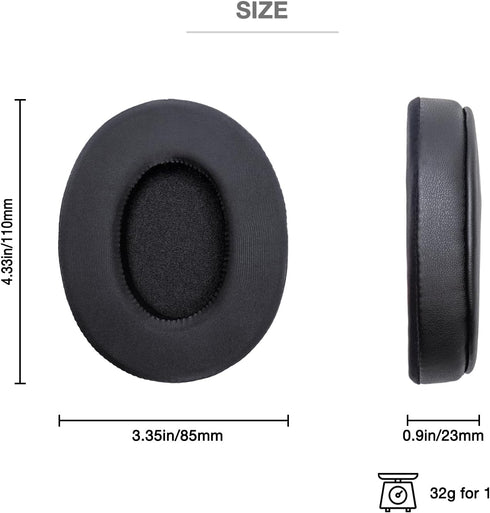 HD280 Pro Cooling Gel Replacement Pads - Compatible with Sennheiser HD280 Series HD280-Pro HD281 HMD280 HMD281 - Ice Cloth Cover & Infused Memory ...