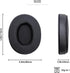 HD280 Pro Cooling Gel Replacement Pads - Compatible with Sennheiser HD280 Series HD280-Pro HD281 HMD280 HMD281 - Ice Cloth Cover & Infused Memory ...