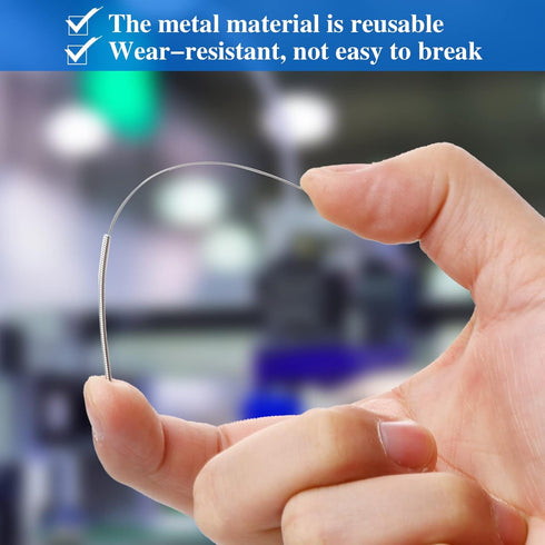 50 Pieces 3D Printer Nozzle Cleaning Kit,0.4 mm Stainless Steel Needles Cleaner 3D Printer Nozzle Cleaner 3D Printer Accessory...