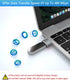 Elebase 4Pack USB to USB C Adapter&Type C Male to 3.0 Female Charger,Thunderbolt 4 to Type A OTG Converter for iPhone 12 13 14 15 MacBook Pro Appl...
