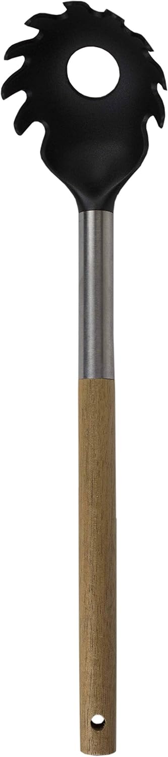 Home Basics KT41471 Pasta Server, Natural/Black...