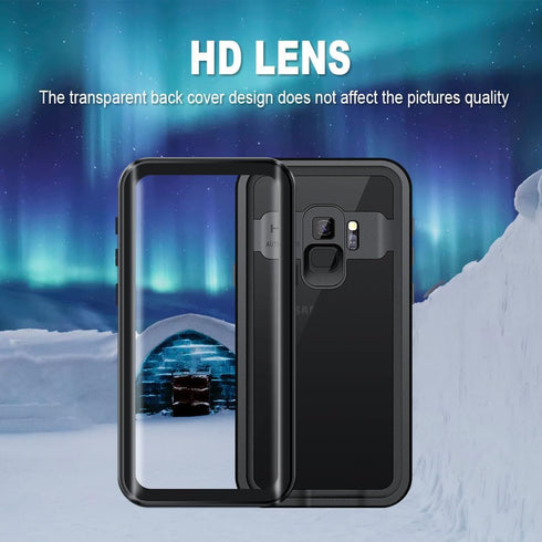 IP68 Waterproof Case for Galaxy S9, 5.8 in Waterproof Dustproof Shockproof Phone Case for Samsung Galaxy S9, Fully Sealed Coverage Fit for Galaxy ...