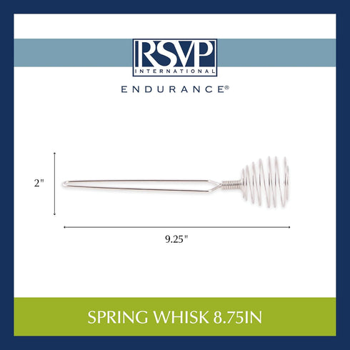 RSVP Endurance Spring Whisk, 9-1/4-Inch (1 Pack)...