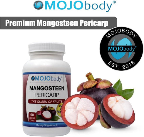 Freeze Dried Mangosteen Pericarp Capsules, 1.5 Grams per Serving, 90 Veggie Capsules per Bottle, Xanthone Rich...