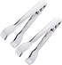 Ice Tongs for Ice Bucket 6-3/4 Inch - Set of 2 - Premium 18/8 Stainless Steel Ice Tongs with Teeth for Ice Sugar Cubes Tea Party Coffee Bar Food S...