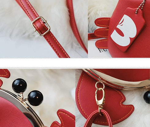 Personalized cartoon style ladies shoulder bag, crab-shaped messenger bag, animal style ladies handbag...