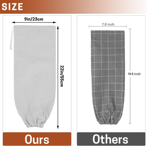 SWISSELITE 2Pcs Plastic Bag Holder, Reusable Grocery Bag Organizer, Wall Mount, 22x9 IN...