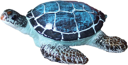 Small Turtle Figurines for Fairy Garden Accessories Outdoor Decor Miniature Sea Turtle Statue for Outside Garden Pond Decorations Animals Figure S...
