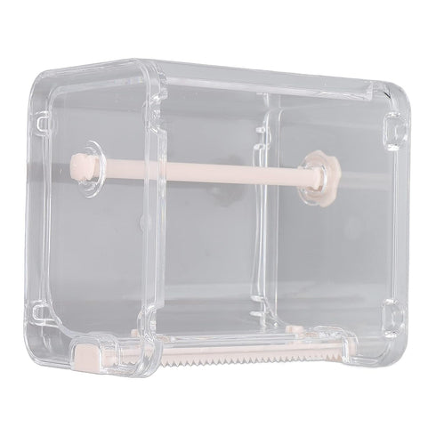 Tape Dispenser Cutter, Masking Tape Dispenser, Transparent Multi Masking Tape Cutter, Stationery Tape Dispenser Visible Roll Tape Holder for Home ...