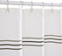 jinchan Multi Grey and White Shower Curtain Ombre Fabric Shower Curtains for Bathroom Modern Striped Shower Curtain Waterproof in Bath 70x72 inche...