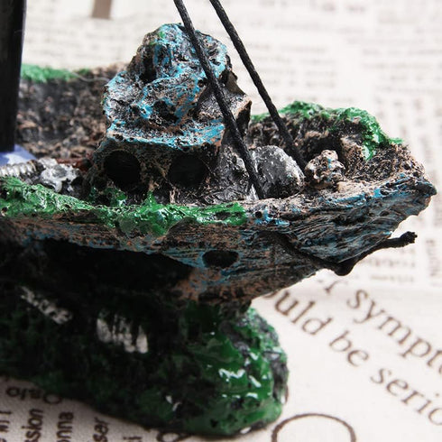 1 pcs Fish Tank Landscaping, Pirate Ship Wreckage, Aquarium Decorations and Ornaments...