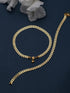 My Pet Elephant JewarHaat Indian Gold Plated Anklet Leaf Patti Design Fashionable Payal Fashion Jewelry for Women...