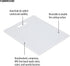 Farberware Plastic Cutting Board, 8x10 Inch, White...