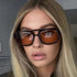Retro Square Aviator Sunglasses for Women Men Vintage Trendy Rectangle 70s Sun Glasses...