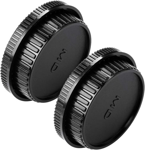 Camera Body Cap and Lens Rear Cap Cover Replacement Set for Minolta MD MC Mount Cameras and Lens,2 Sets...