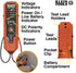 Klein Tools ET40 Digital AC/DC Voltage Tester, 12-240V AC, 1.5-24V DC, LED Illumination, DC Polarity, Auto Off, CATIII 250V-Class 2- Double Insula...