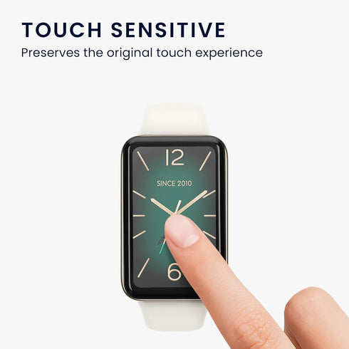kwmobile Protective Film Compatible with Xiaomi Mi Band 7 Pro Screen Protector - 2x Smart Watch Protector Anti-Fingerprint...