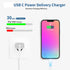 Soipebot for iPhone Fast Charger, 2 Pack for iPhone 14 13 12 11 USB C Power Wall Charger with 6FT Cable, Lightning Cable Compatible for iPhone 13/...