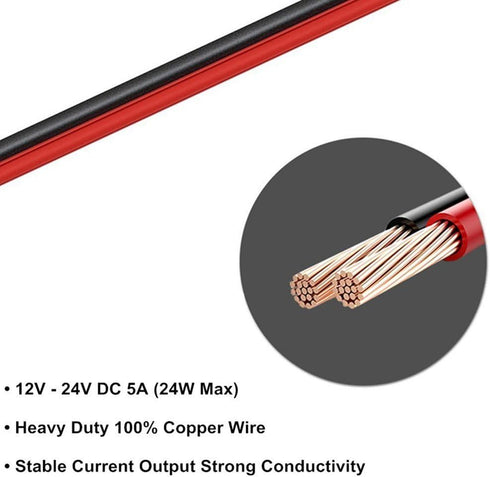 12V-24V DC Car Charger Auto Power Supply Cable - DC 5.5mm x 2.1mm 4FT to Car Cigarette Lighter Male Plug Car Cigarette Lighter Cable......