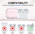 Airpods Pro 2nd/1st Generation Case Cover, Compatible with Airpods Pro Case 2nd Gen USB C Charging Port, Clear Soft Transparent Military Grade Sho...