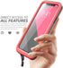 Clayco iPhone Xs Max Waterproof Case, Omni Underwater Shockproof Snowproof Dirtproof Case with Built-in Screen Protector for Apple iPhone Xs Max 6...