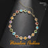 EARENT Colorful Crystal Choker Necklace Gold Rhinestone Chokers Sparkly Necklaces Chain Minimalist Prom Party Neck Jewelry for Women...