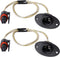 HERCOO License Plate Light Wiring Harness Assembly Rear Lamp Socket Pigtail Compatible with 1994 to 2002 Dodge Ram 1500 2500 3500 Pickup Truck, Pa...