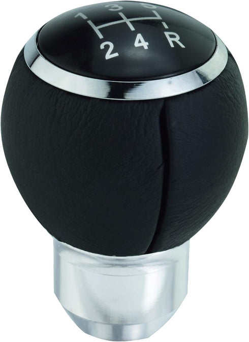 Abfer 5 Speed Shift Knob Leather Gear Shifting Stick Car Handle Shifter Knobs Transmission for Most Manual Vehicles...