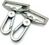YIXI-SBest 5 Pcs 1.5" (38 mm) Inside Diameter D Ring High-Grade Luggage Buckle Lobster Clasp Claw Swivel for Strap Push Gate Lobster Clasps Hooks ...