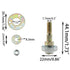 4PCS M8x45MM Rocking Chair Furniture Hardware Bearing Part Rocking Chair Bearing Screw Metal Rocking Chair Bearing Connector Mechanical Bearing Ir...