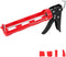 Drip-Free Caulking Gun Ratchet Rod Caulk Gun Applicator 15:1 Thrust Ratio Labor-Saving Lightweight Nylon Frame Cartridge Gun for 10oz/300ml Standa...