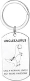 Uncle Gifts Birthday Gifts for Uncle from Niece Nephew Dinosaur Keychain Uncle Keychain Unclesaurus Keychain...