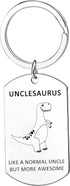 Uncle Gifts Birthday Gifts for Uncle from Niece Nephew Dinosaur Keychain Uncle Keychain Unclesaurus Keychain...