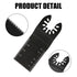 10 pcs Wood Universal Quick Release Saw Blades 1-3/8" Oscillating Multitool Blade Compatible with Fein Multimaster, Dremel Multi-Max, Dewalt, Craf...