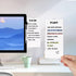 2 pcs Dry Erase Monitor Memo Board, Magnetic Whiteboard Multifunction Whiteboard Monitor Side Panel with 4 Clips...
