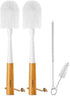 SUBEKYU Bottle Brush, Baby Bottle Brush with Nipple and Straw Cleaner Set for Cleaning Water Bottle, 4P...