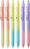 Mr. Pen- Retractable Gel Pens, 6 Pack, Gradient Color Barrels, Black Gel Pens, Fast Dry, Gel Pens Fine Point 0.5mm, Retractable Pens, Cute Pens, G...