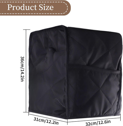 Coffee Maker Cover, Coffee Machine Dust Cover, Stain Resistant Washable Cover Coffee Maker Appliance Cover for Kitchen...