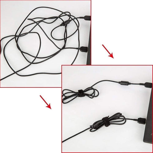 60 PCS Cable Ties,Viaky 6 Inch Reusable Cord Organizers Straps Hook And Loop Cord Ties For Wire Management, Cable Zip Ties Cord Wraps For Power TV...