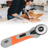 45mm Patchwork Roller Wheel Round Knife Tailor Cutter Cutter Sewing Quilting Cloth Fabric Leather Craft Cutter Tool...