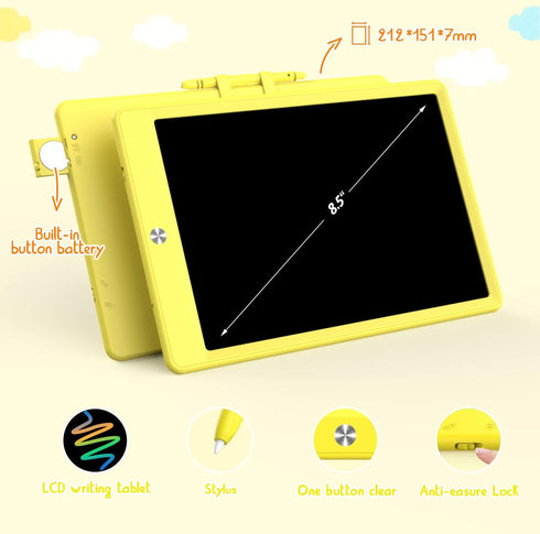 Toddler Toys for 3-6 Years Old Girls Boys, LCD Writing Tablet 8.5 Inch Doodle Board, Electronic Drawing Tablet, Drawing Pads,Travel Gifts for Kids...
