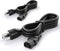 (2 Pack) 3 Prong Computer Power Cable, 10A 125V Power Cord, Varbmt 4FT Replacement Power Cord for LCD Plasma TV, PC, Monitor, Scanner, Projector, ...